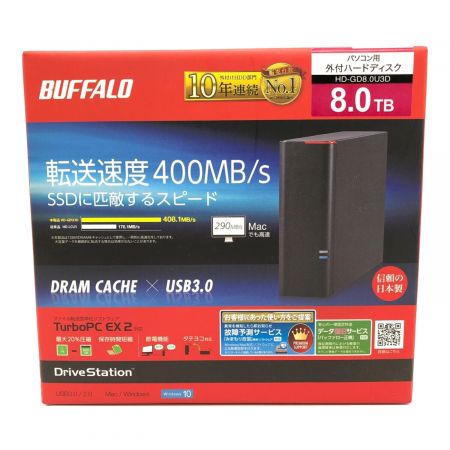 BUFFALO (バッファロー) 外付ケハードディスク HD-GD8.0U3D
