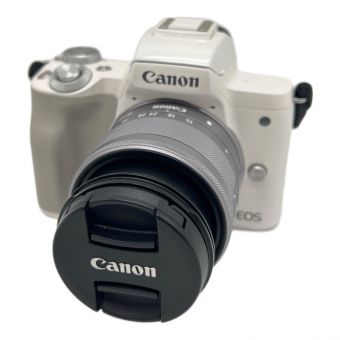 CANON (キャノン) ミラーレス一眼カメラ ズーム不良有 EOS Kiss M 2410万画素 専用電池 SDXCカード対応 1/4000～30秒 701045002268