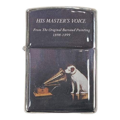 ZIPPO HIS MASTER'S VOICE ニッパー 1997年  発火石消耗の為現状販売 ベタツキ有