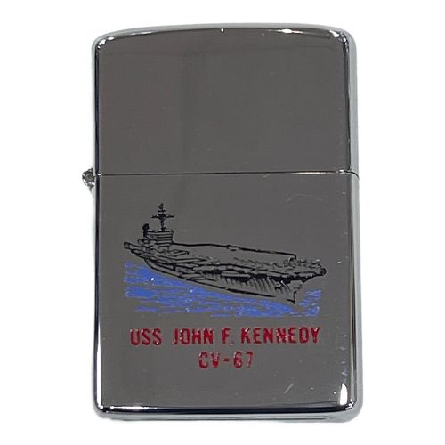 ZIPPO USS JOHN F.KENNEDY CV-67 1975年 発火石消耗の為現状販売