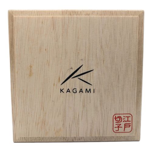 KAGAMI CRYSTAL (カガミクリスタル) ロックグラス T429-2021 笹っ葉に菊つなぎ紋 江戸切子