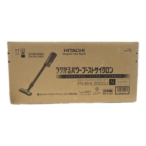 HITACHI (ヒタチ) スティッククリーナー サイクロン式 コードレス(充電式) PV-BHL3000J 2022年製 純正バッテリー