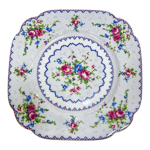 ROYAL ALBERT (ロイヤルアルバート) プチポワン プレート 6Pセット