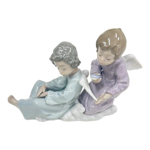 LLADRO (リヤドロ) 置物 フィギュリン 天使の羽のお手入れ 本体のみ 5727