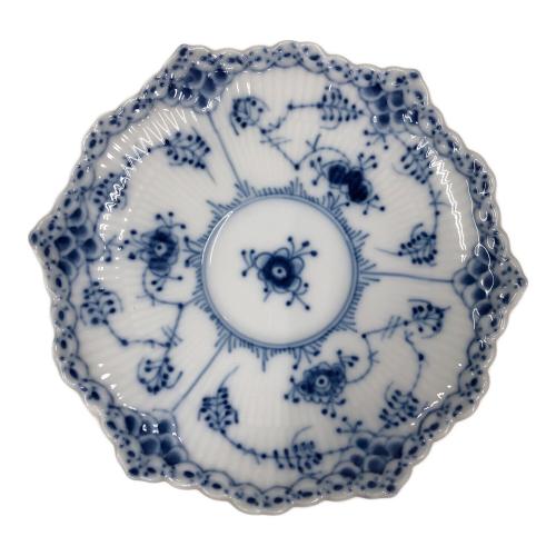 ROYAL COPENHAGEN (ロイヤル・コペンハーゲン) カップ&ソーサー 081/082 六角プレート ブルーフルーテッド・フルレース