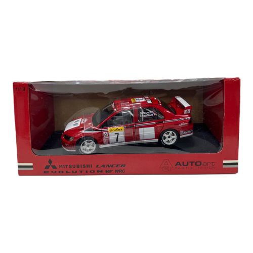 MITSUBISHI (ミツビシ) モデルカー AUTO art  @ 1/18 三菱 ランサーエボリューション VII WRC