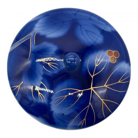 深川製磁 (フカガワセイジ) 茶器セット 染錦瑠璃葡萄 急須1・湯呑み5