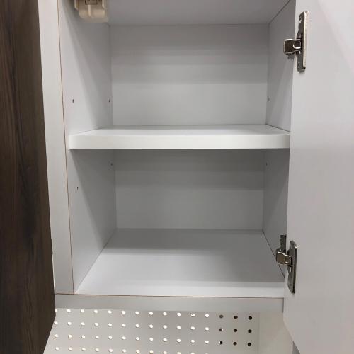 三友ファニチャー (サントモ) レンジボード ダークブラウン 50 3枚扉