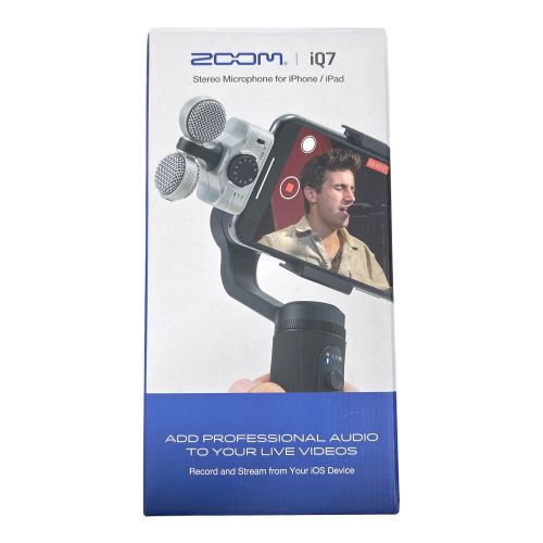 ZOOM (ズーム) ステレオコンデンサーマイク IQ7