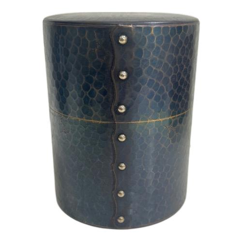 北越堂(ホクエツドウ) 鎚起銅器茶器揃 湯沸し・茶筒・建水・茶托5P・茶