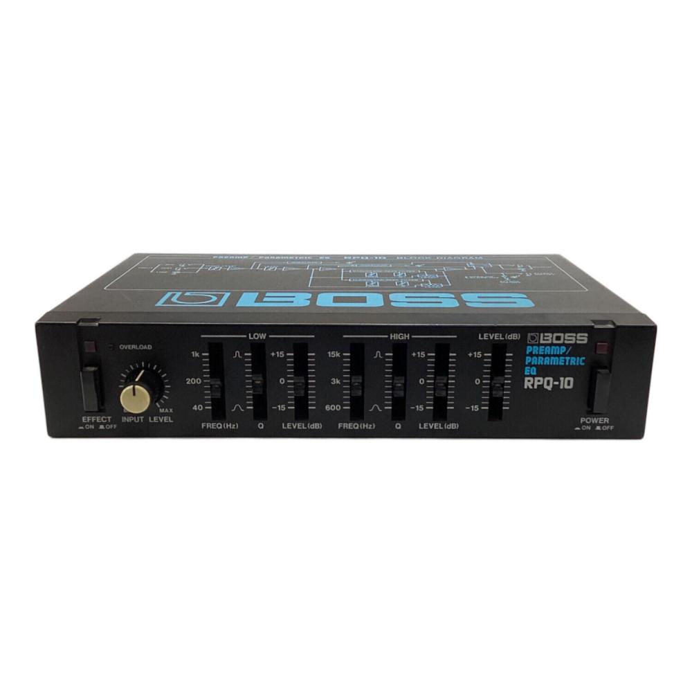 BOSS ボス RPQ-10　パラメトリックイコライザー　中古品 BOSS (ボス) イコライザー PREAMP/PARAMETRIC EQ 本体のみ RPQ-10 動作