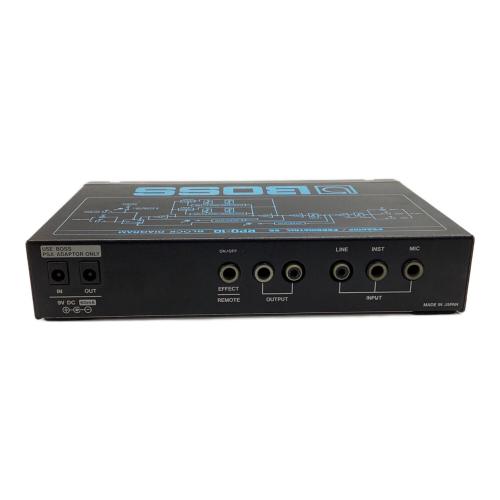 BOSS (ボス) イコライザー PREAMP/PARAMETRIC EQ 本体のみ RPQ-10 動作確認済み 日本製 ハーフラック