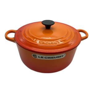 LE CREUSET (ルクルーゼ) ココットロンド 22cm オレンジ