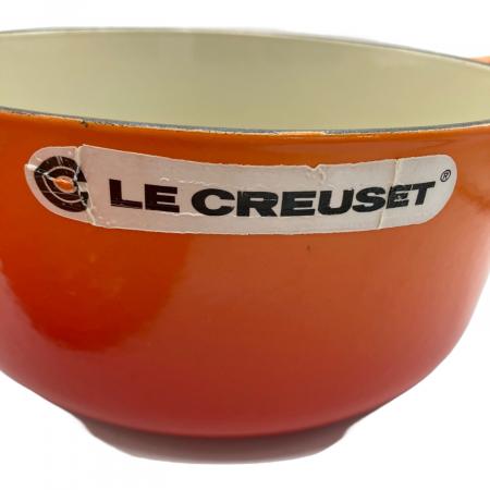LE CREUSET (ルクルーゼ) ココットロンド 22cm オレンジ｜トレファクONLINE