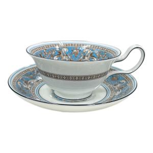 Wedgwood (ウェッジウッド) カップ&ソーサー フロレンティーン・ターコイズ