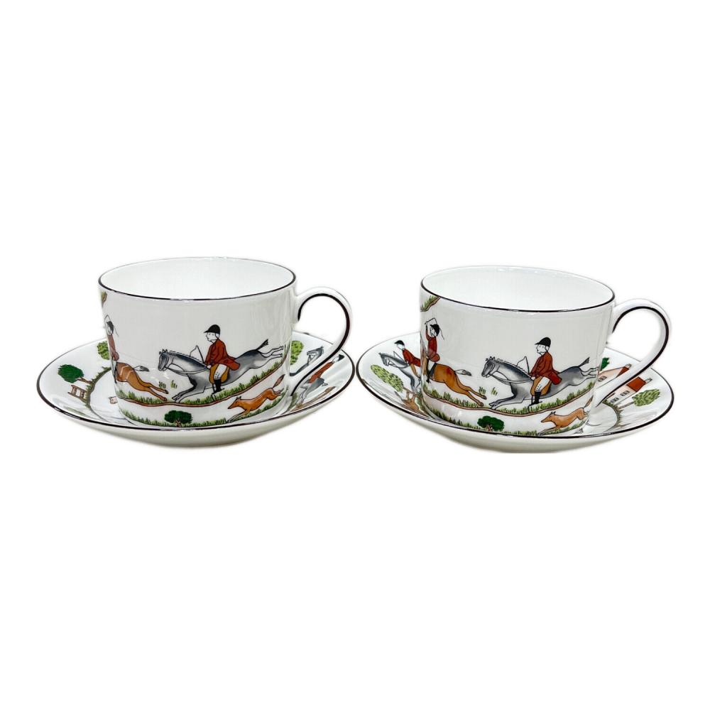 Wedgwood (ウェッジウッド) カップ&ソーサー ハンティングシーン 2P