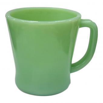 Fire King (ファイヤーキング) マグカップ グリーン ジェダイ Dハンドル 1956年～1960年代初頭