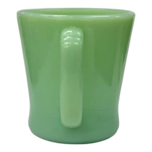 Fire King (ファイヤーキング) マグカップ グリーン ジェダイ Dハンドル 1956年～1960年代初頭