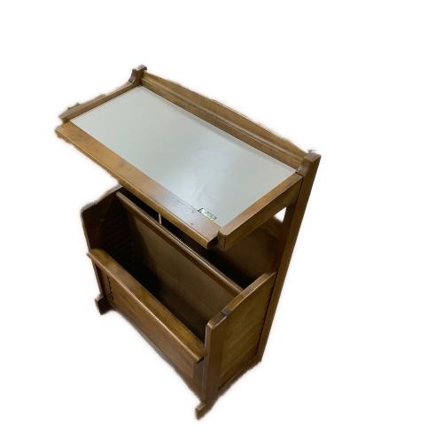 karimoku (カリモク) マガジンラック ブラウン ロータイプ