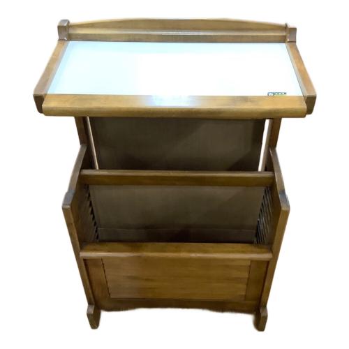 karimoku (カリモク) マガジンラック ブラウン ロータイプ