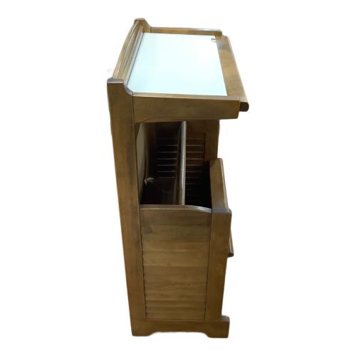 karimoku (カリモク) マガジンラック ブラウン ロータイプ