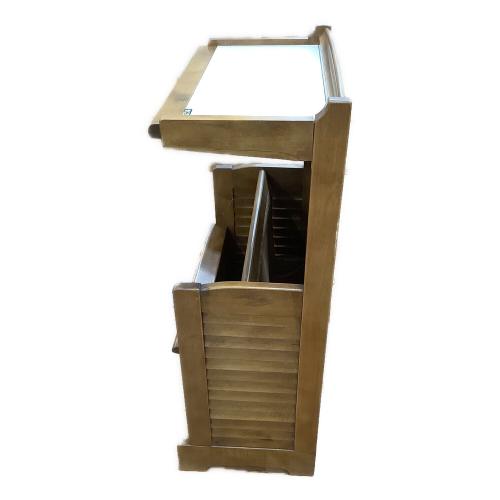 karimoku (カリモク) マガジンラック ブラウン ロータイプ