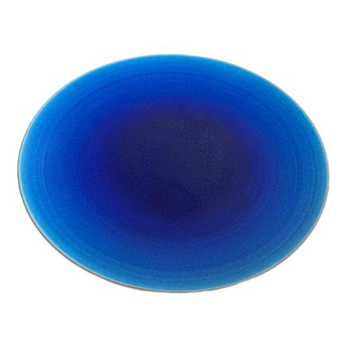 木村芳郎(キムラヨシロウ) 碧釉(ヘキユウ)皿 太祖窯 箱付