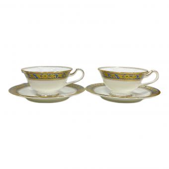 Noritake (ノリタケ) カップ&ソーサー グランブロシェ 2Pセット