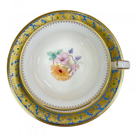 Noritake (ノリタケ) カップ&ソーサー グランブロシェ 2Pセット