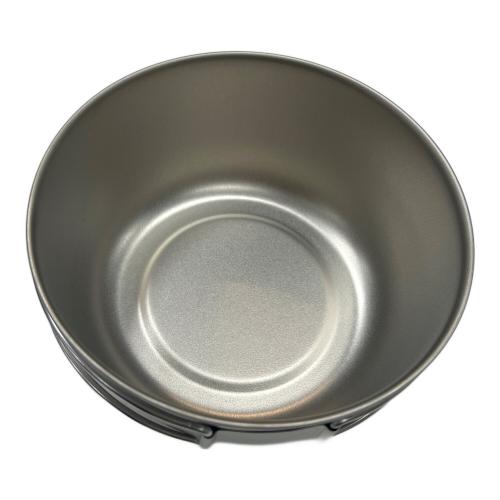 Snow peak (スノーピーク) 純チタンクッカー 3Pセット STW-001T テープ跡有