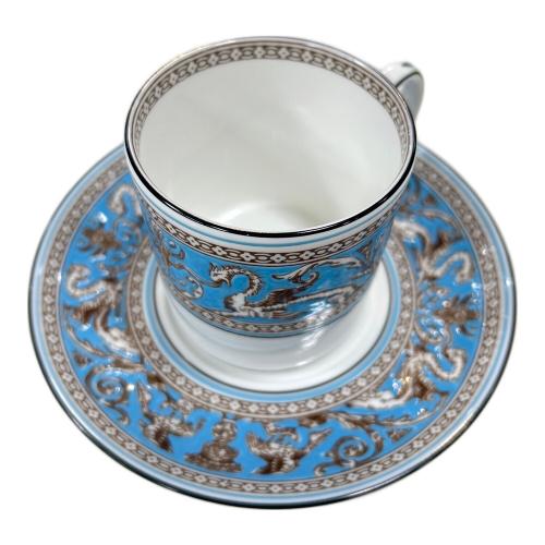 Wedgwood (ウェッジウッド) デミタスカップ&ソーサー フロレンティーン・ターコイズ