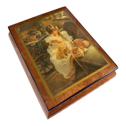 ERCOLANO (エルコラーノ) オルゴール ブラウン MBB-G LARA'S THEME(ララのテーマ)