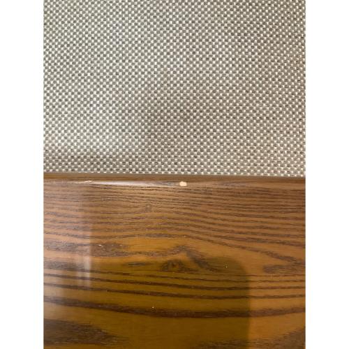 2人掛けソファー グレー×ブラウン 175 ファブリック