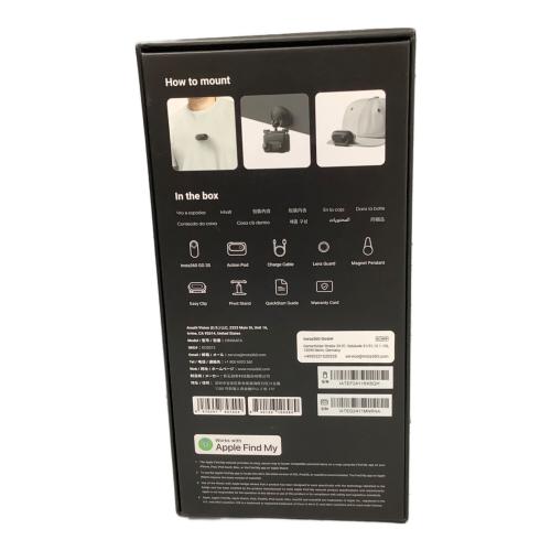 insta360 Go 3S (インスタサンロクマル) アクションカメラ IPX4耐水性能 128GB CINSAATA-GO3S128K 24J448A50068