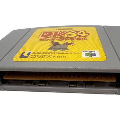 Nintendo(ニンテンドー) ドンキーコング64 Nintendo64用ソフト - ※メモリー拡張パック欠品･カード･取説付･動作未確認
