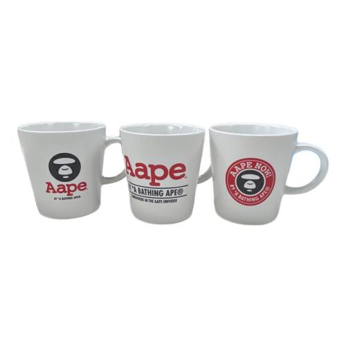 Aape BY A BATHING APE (エーエイプ バイ アベイシングエイプ) マグカップ 3Pセット