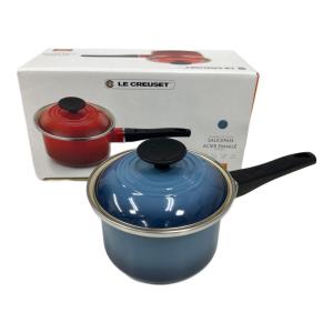 LE CREUSET (ルクルーゼ) ソースパン マリンブルー ACIER EMAILLE