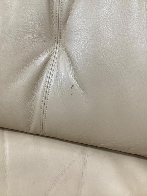 karimoku (カリモク) 1人掛けソファー ベージュ 総革