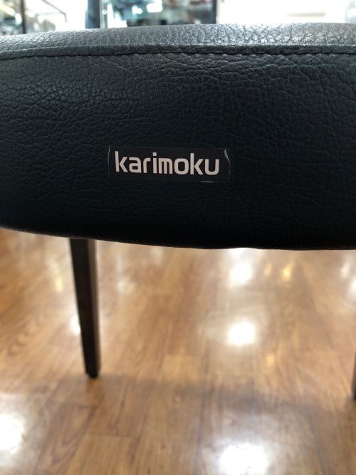 karimoku (カリモク) ダイニングチェアー ブラック×ブラウン ② 178