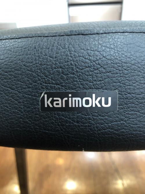 karimoku (カリモク) ダイニングチェアー ブラック×ブラウン ① 178