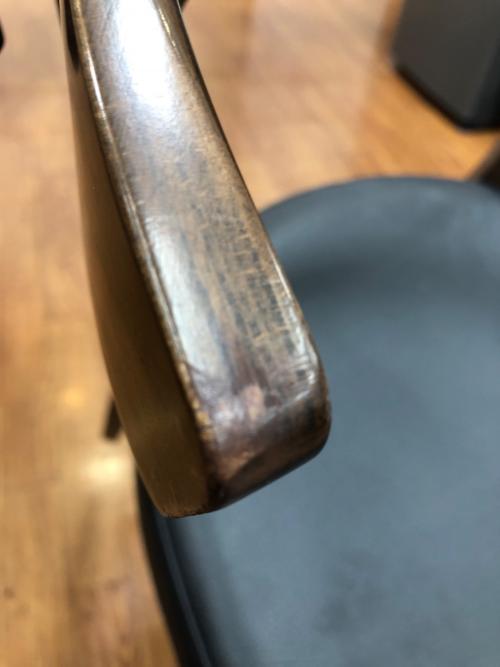 karimoku (カリモク) ダイニングチェアー ブラック×ブラウン ① 178