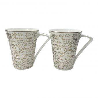 TIFFANY & Co. (ティファニー) ペアマグカップ NOTES 2Pセット