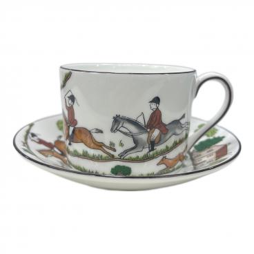 ⑥ ウェッジウッド ハンティングシーン プレート 27cm 5枚 Wedgwood (ウェッジウッド) スクエアプレート ハンティングシーン