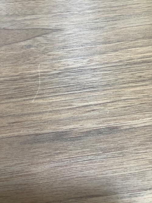 ローテーブル ナチュラル×シルバー 昇降式