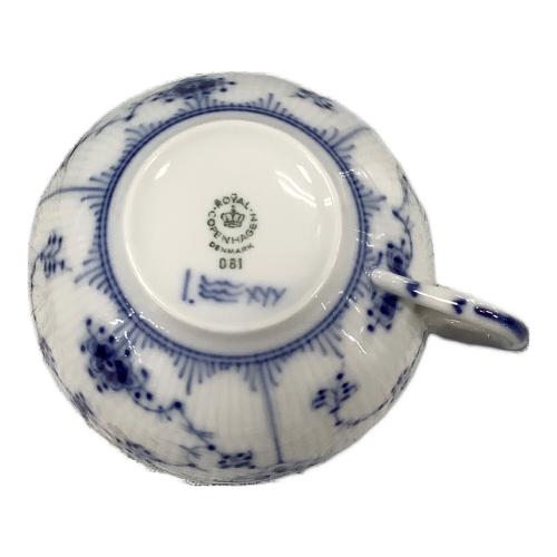ROYAL COPENHAGEN (ロイヤル・コペンハーゲン) カップ&ソーサー ブルーフルーテッド・ハーフレース