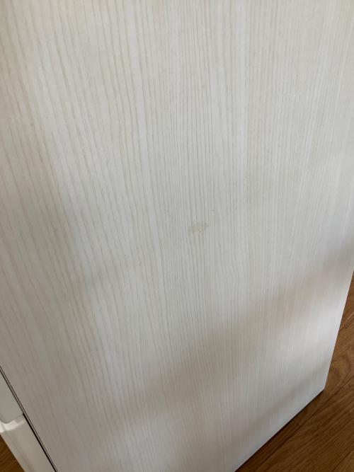 ニトリ キッチンカウンター ホワイト　3枚扉 引き出し付き ミランダ