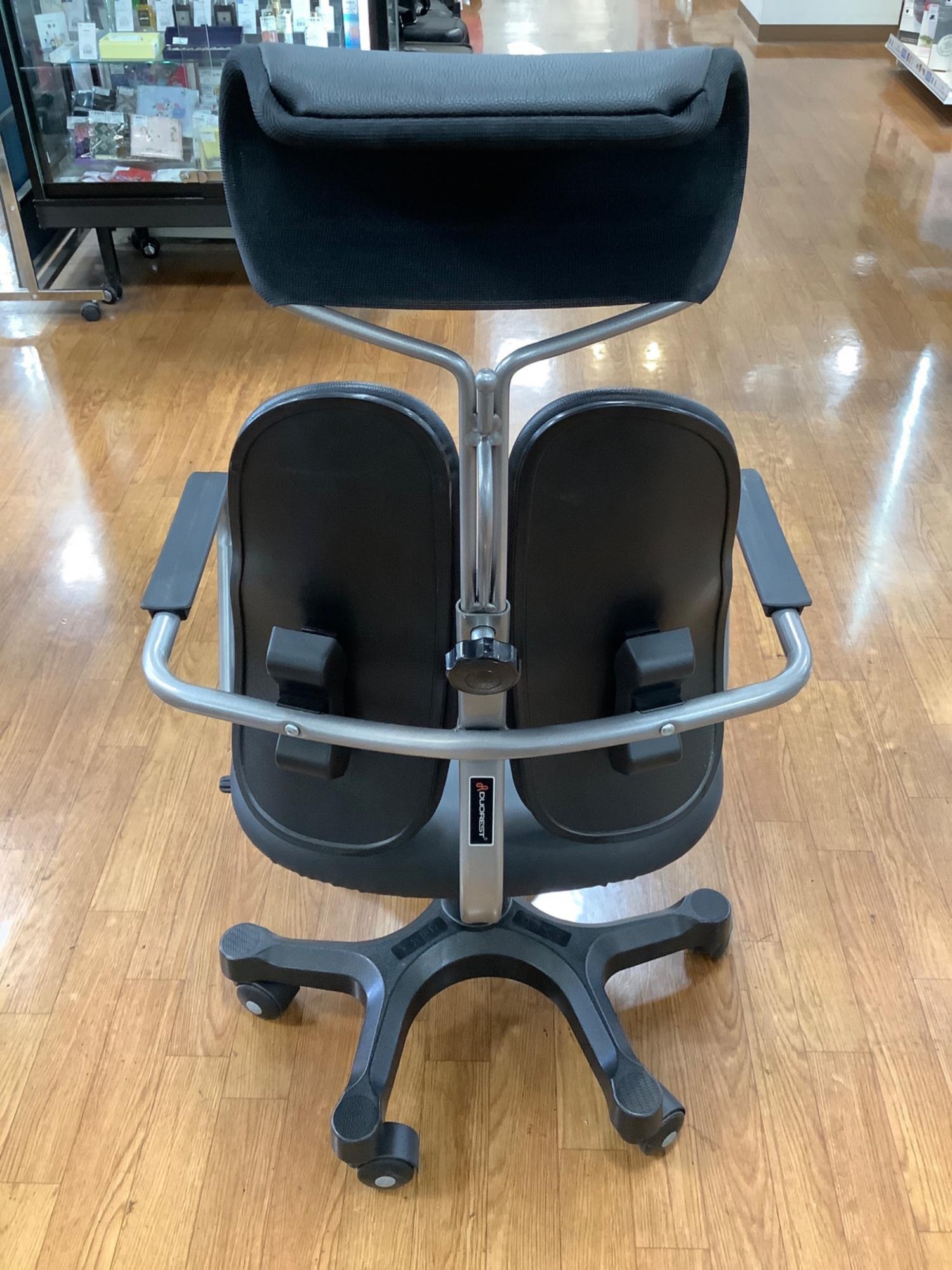 ワークチェアー ドリームウェア ヘッドレスト付き デュオレハイ ブラック
