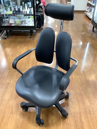 ドリームウェア ワークチェアー ブラック デュオレハイ