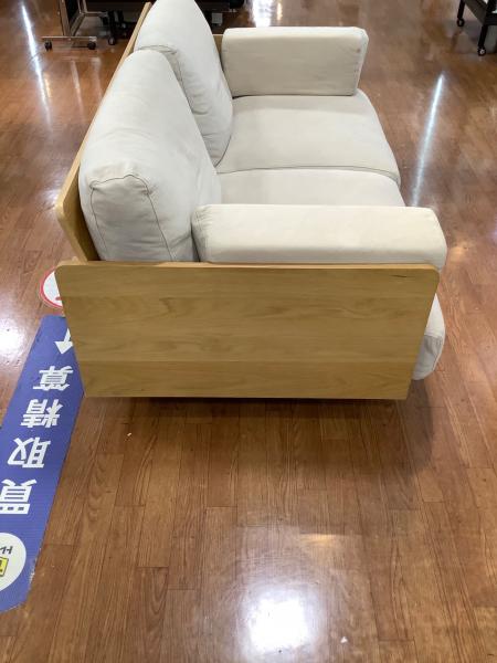無印良品 (ムジルシリョウヒン) 木製ソファーフレーム 2人掛け 木製