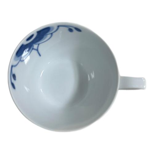 ROYAL COPENHAGEN (ロイヤル・コペンハーゲン) カップ&ソーサー ブルーフルーテッド・メガ 2Pセット 箱付